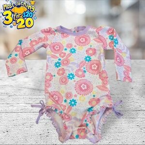 Ruffle Butts Rash Guard Swim Suit Size 2T